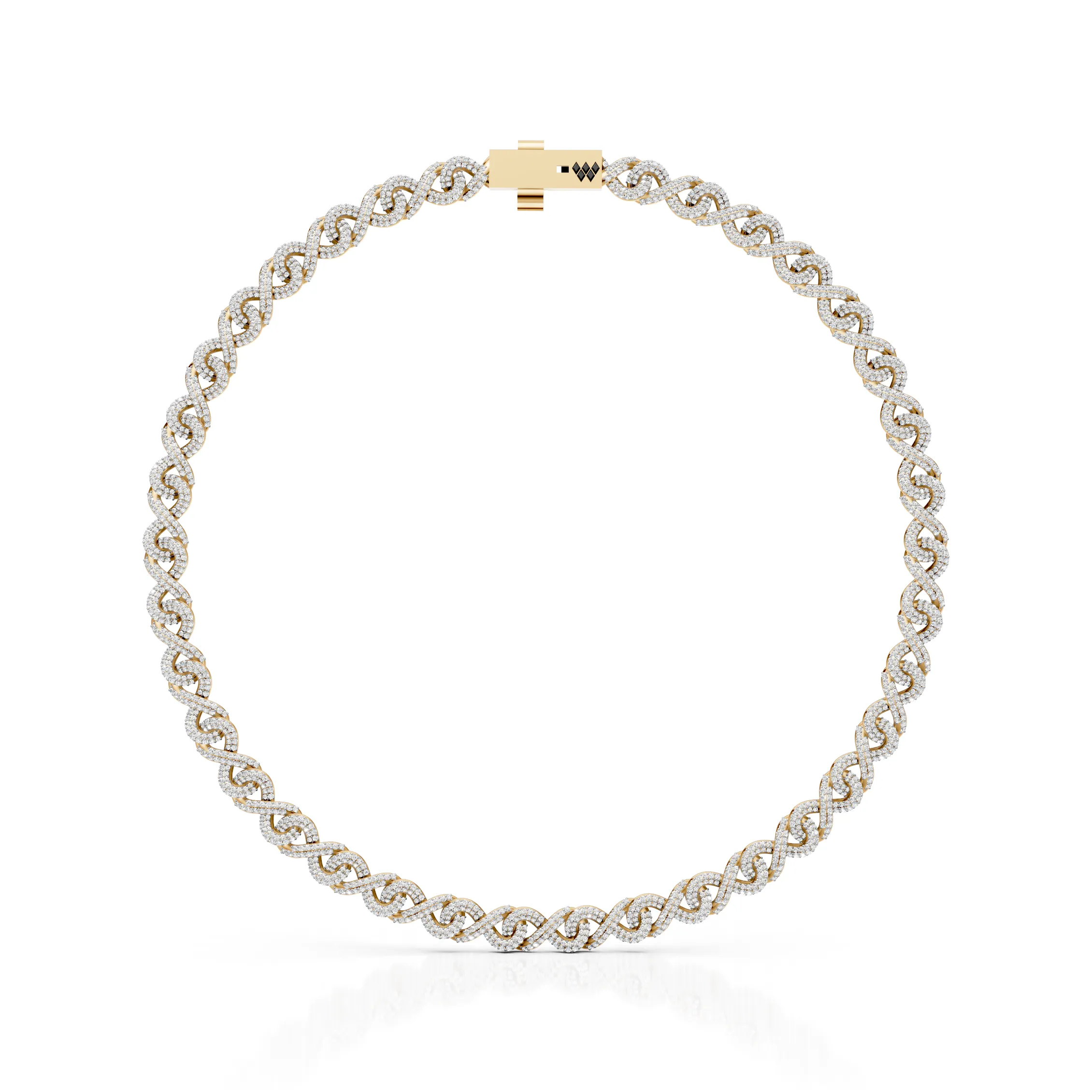 Diamond Infinity Link Chain